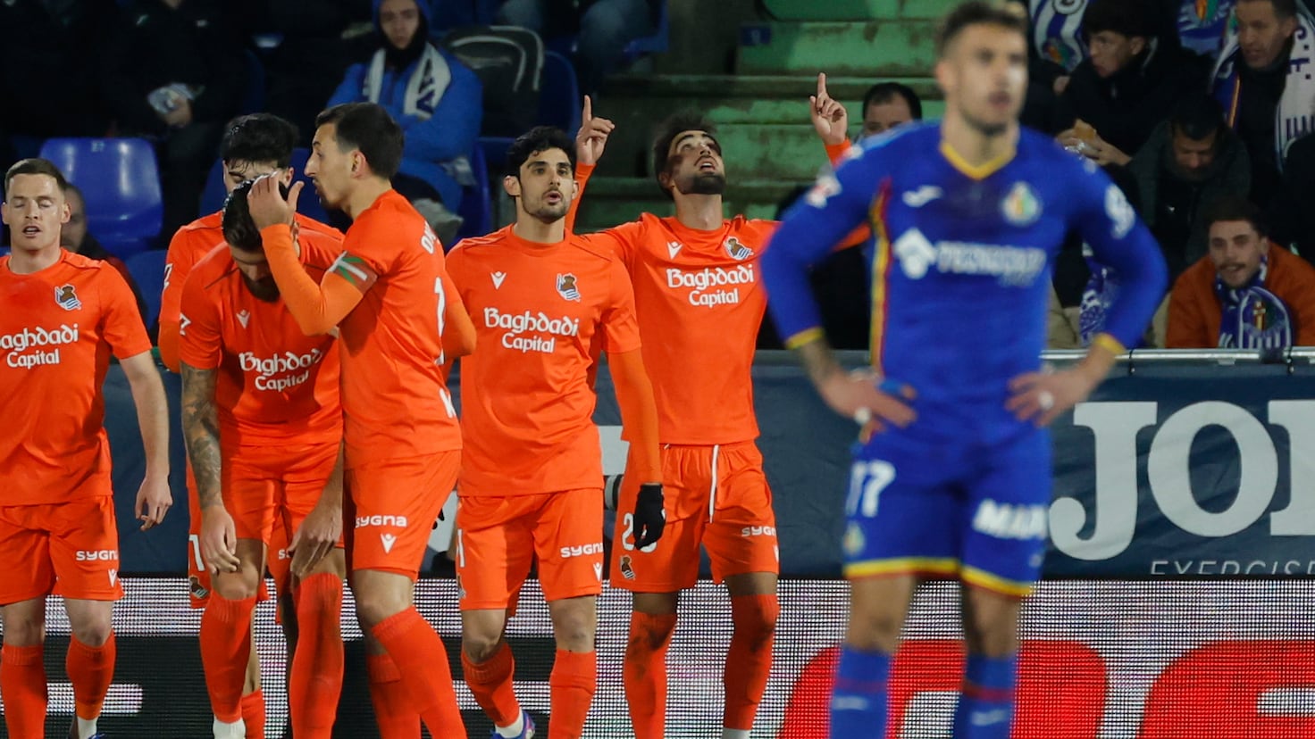 Resumen y goles del Getafe vs Real Sociedad, jornada 19 de LaLiga EA Sports 25-26 - Diario AS