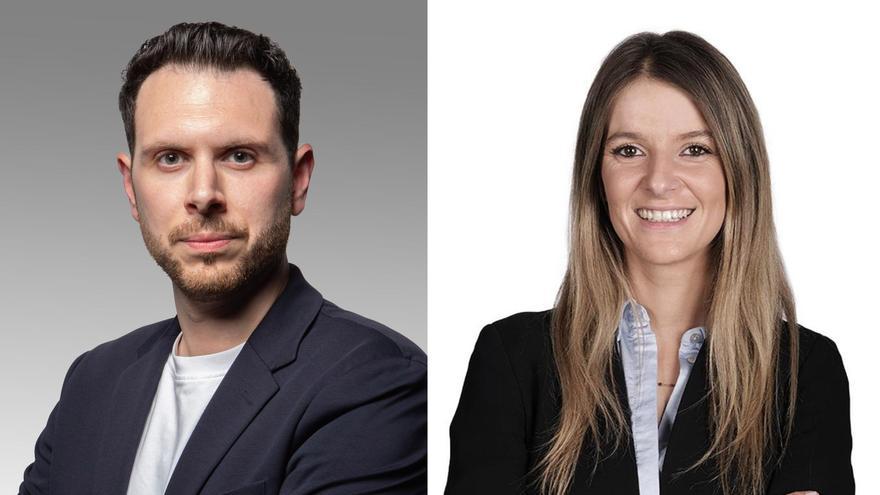 Cristian Betelu y Karla Goñi, jefes de gabinete de Javier Remírez y Juan Luis García