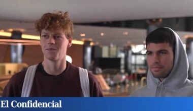 Alcaraz y Sinner comparten avión para llegar al Open de Australia: "No hemos hablado mucho"