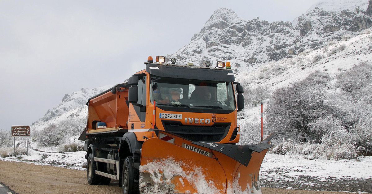 La Aemet avisa de nevadas en cotas bajas en la víspera y el día de reyes por la borrasca Francis