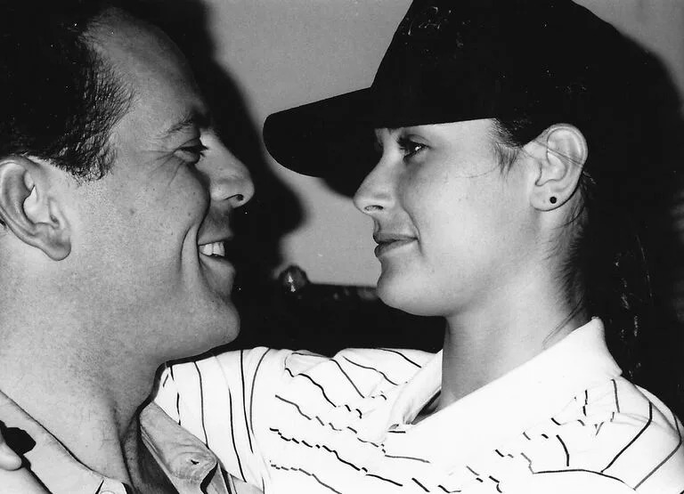Demi Moore se casó con Bruce Willis en 1987