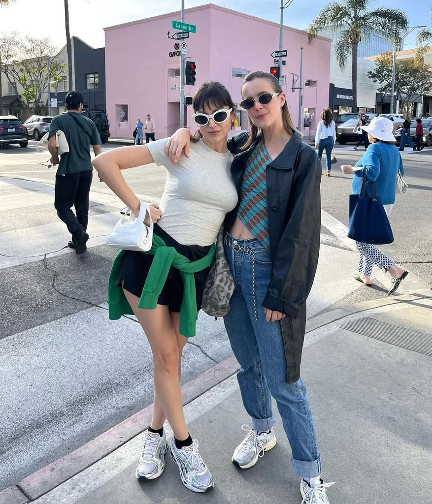 Alba y Úrsula en Los Ángeles, en febrero del año pasado