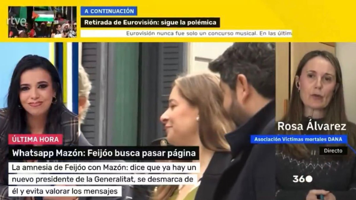 Sarah Santaolalla y Rosa Álvarez en Mañaneros 360 de TVE