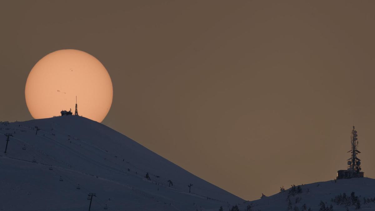 El último atardecer sobre la Tosa d'Alp