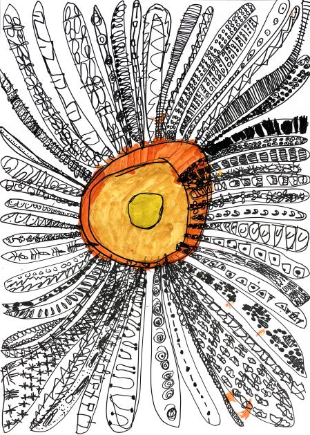 Técnica mixta de Marta Pérez