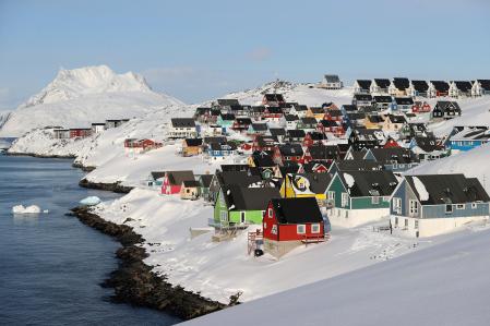 BEIJING, Jan. 4, 2026  -- This photo taken on March 20, 2025 shows the scenery of Nuuk, Greenland, an autonomous territory of Denmark.