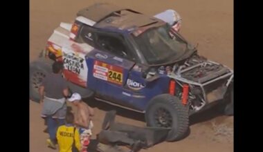 nos mete detrás de mierdas de coches y..."