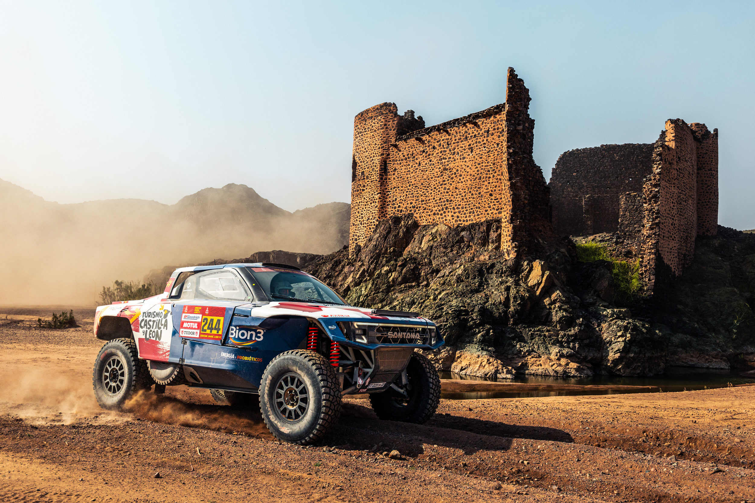 Jesús Calleja, durante su participación en el Dakar 2026