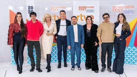 Jesús Vázquez, Javier Ambrossi, Inés Hernand y Lalachus