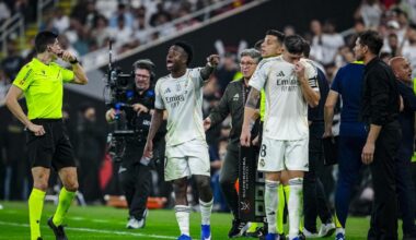 Simeone respondió a una burla de Vinicius al banquillo del Atlético