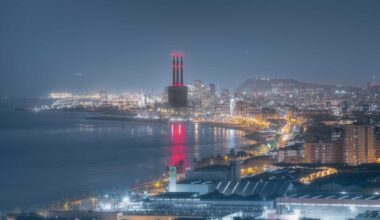 La costa de Barcelona en 'timelapse'