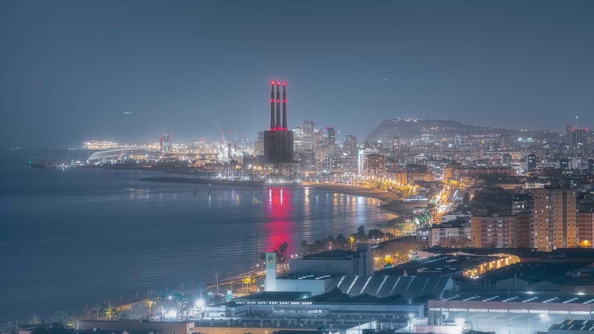 La costa de Barcelona en 'timelapse'