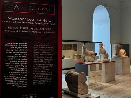 Presentación de la exposición ‘Diálogos de escultura ibérica. El Museo del Louvre en el Museo Arqueológico Nacional’