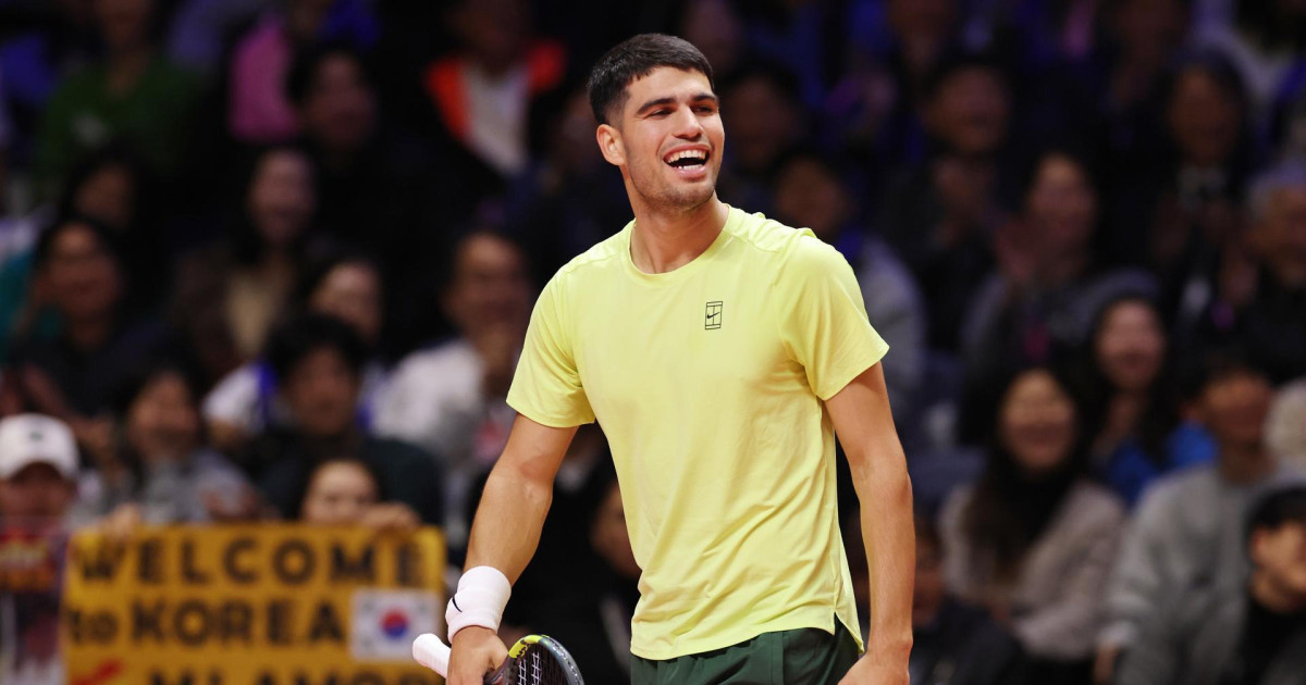 El dinero que se ha llevado Carlos Alcaraz por cada minuto jugado en la exhibición de Corea del Sur