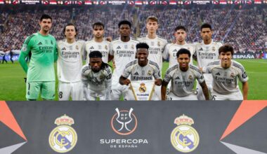 El 1x1 del Real Madrid en la primera parte de la final de la Supercopa