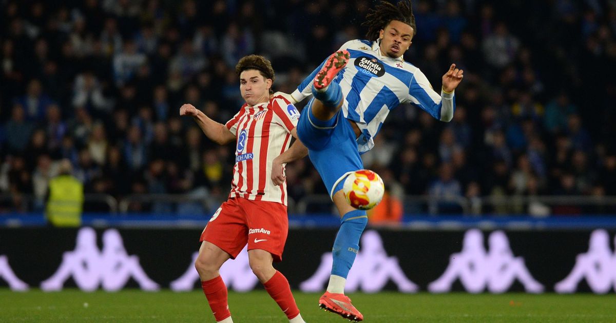 Lucas Noubi, el líder de la rebelión del Deportivo ante el Atlético de Madrid
