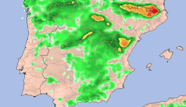 lluvias de 200 litros y una gran nevada