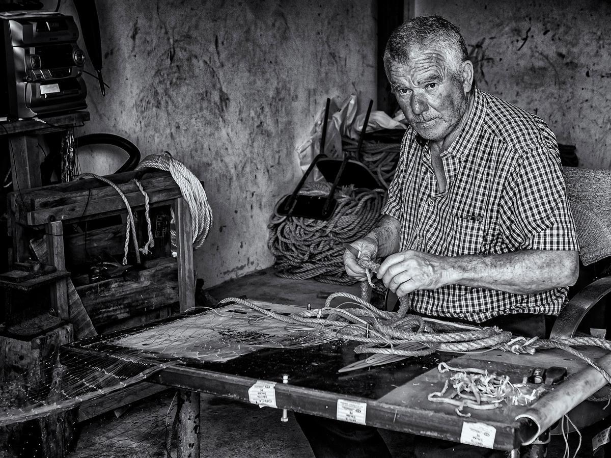 "Rederos de Lastres", tercer premio del concurso de fotografía "La mina y la mar" de Langreo