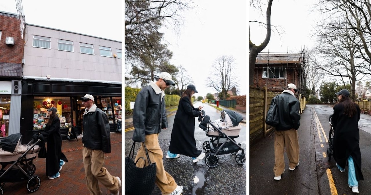 El paseo de Alexis Mac Allister y Ailén Cova con su hija Alaia por las calles de Liverpool: “Qué papi canchero”