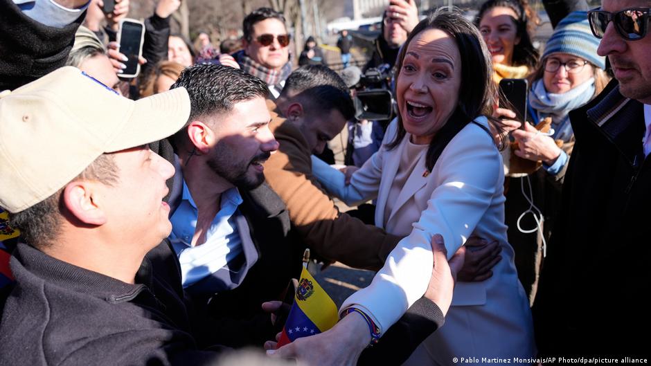 Trump recibe a María Corina Machado en la Casa Blanca