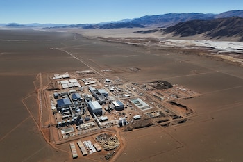 Vista de dron de planta