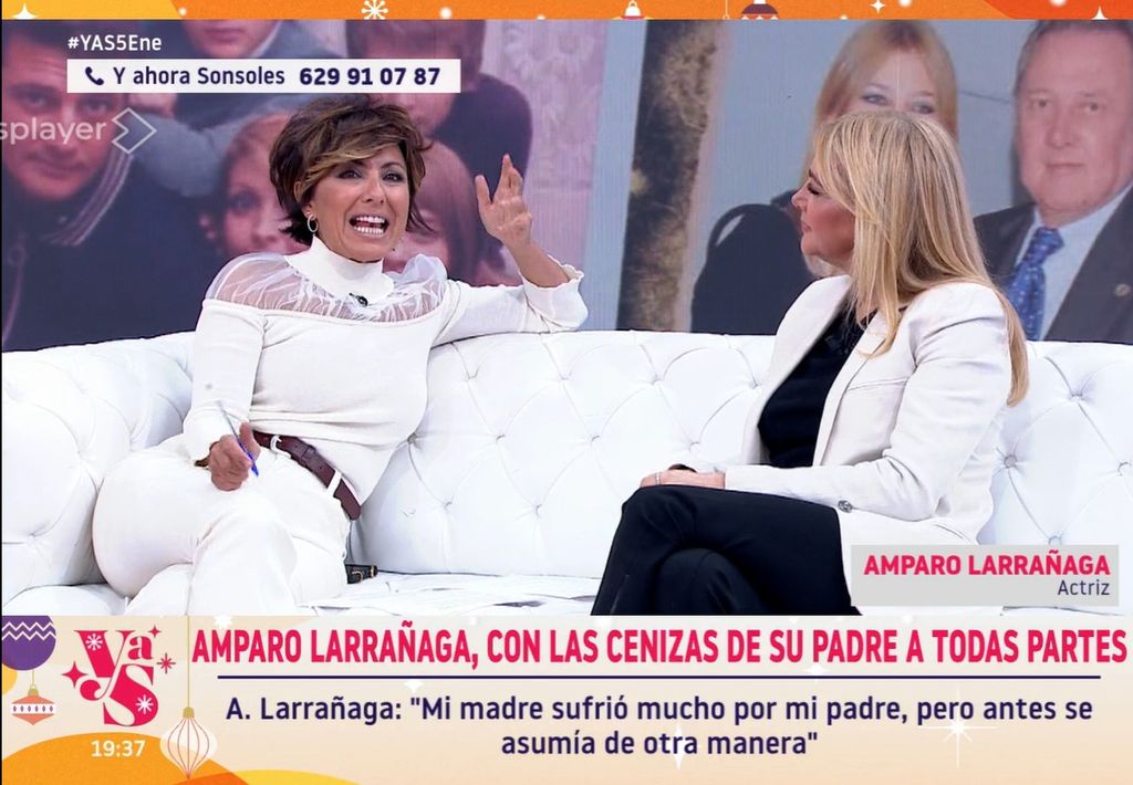 Durante su entrevista con Sonsoles Ónega