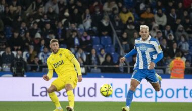 Dos rebotes impiden la victoria del Cádiz CF en Riazor (2-2)