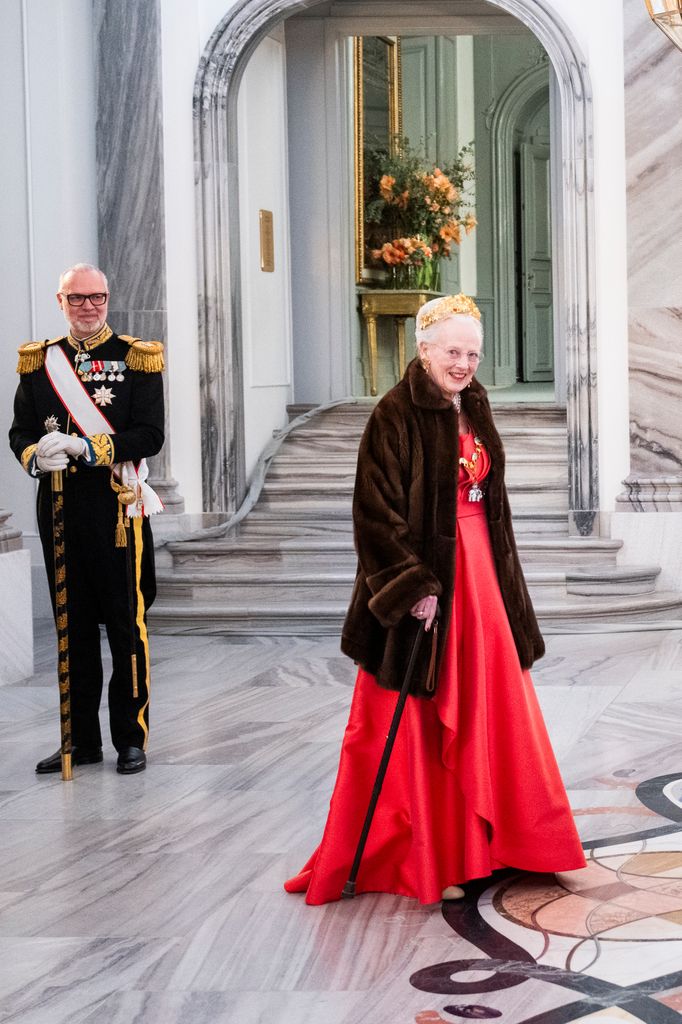 Margarita de Dinamarca en la cena de Año Nuevo de 2026