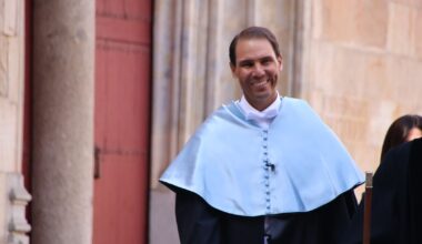 Rafa Nadal recuerda el doctor 'honoris causa' por la Universidad de Salamanca en su resumen del año: "Gracias 2025"