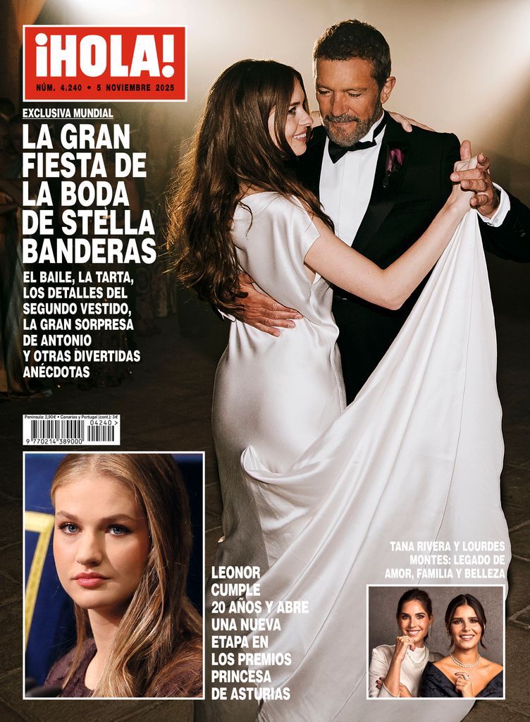 Stella Banderas en la portada de ¡HOLA!