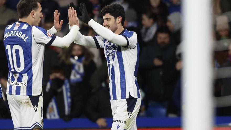 Una buena Real se deja otros dos puntos ante el Atlético (1-1)