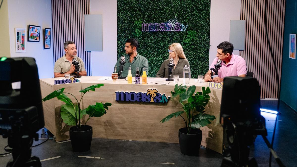 El esudio de Moasis TV