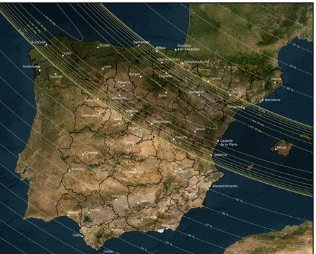 El primer eclipse total de Sol visible en la península llegará el 12 de agosto tras 114 años - Servimedia