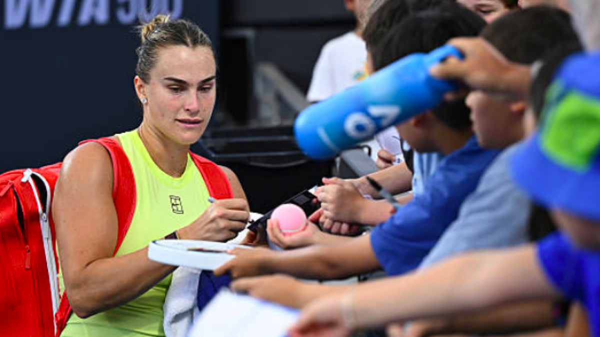 Aryna Sabalenka critica el calendario WTA: "Es una locura". Fuente: Getty