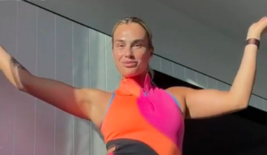 Sabalenka presenta su vestido para el Open de Australia 2026. Fuente: IG