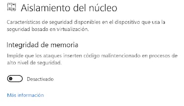 Paco, experto informático: “Si tienes este botón activado, estás tirando un 25% de rendimiento a la basura, se llama VBS”