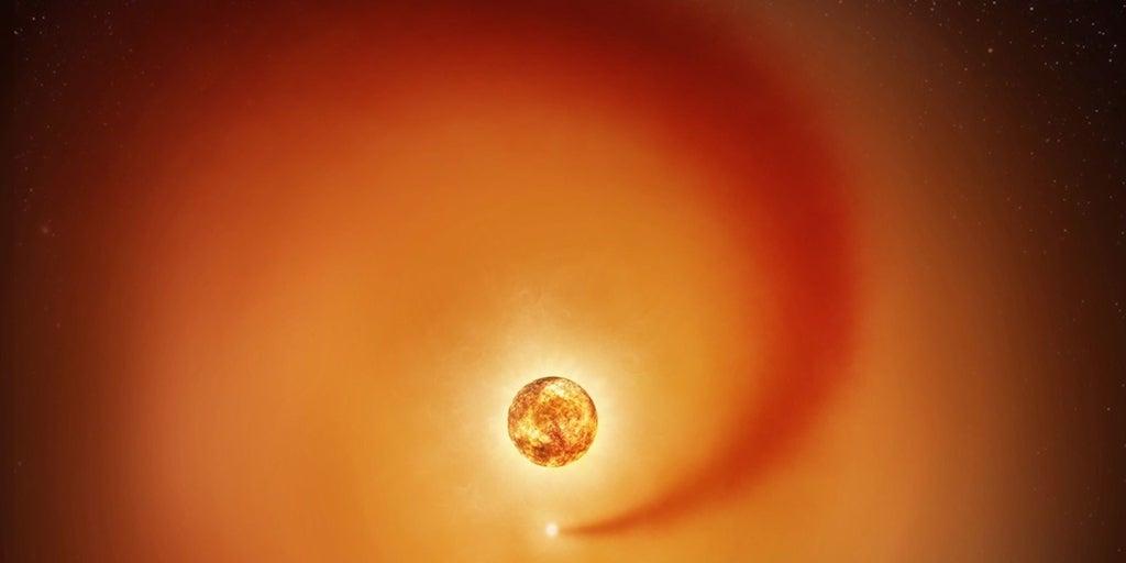 confirman que Betelgeuse tiene una estrella compañera oculta en su atmósfera