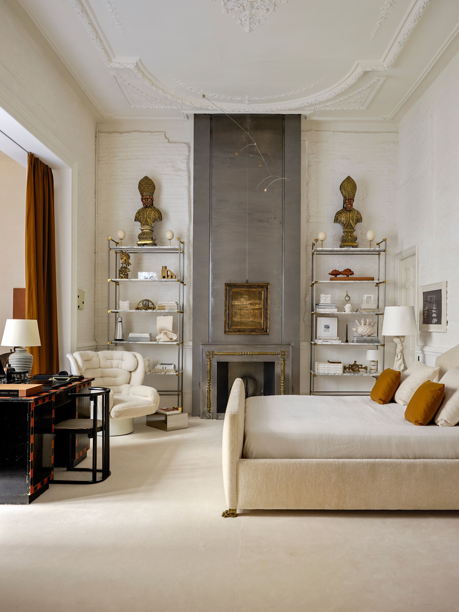 dormitorio en tonos beige