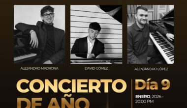 La Orquesta de Jóvenes ‘Ciudad de Murcia’ y tres solistas de piano ofrecen el gran Concierto de Año Nuevo en el ‘Teatro Villa de Molina’ el viernes 9 de enero.