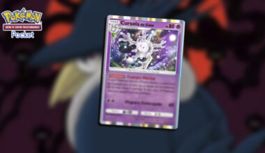 Cursola de Galar es el temor de las Megaevoluciones en JCC Pokémon Pocket