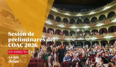 el minuto a minuto del Concurso del Carnaval de Cádiz