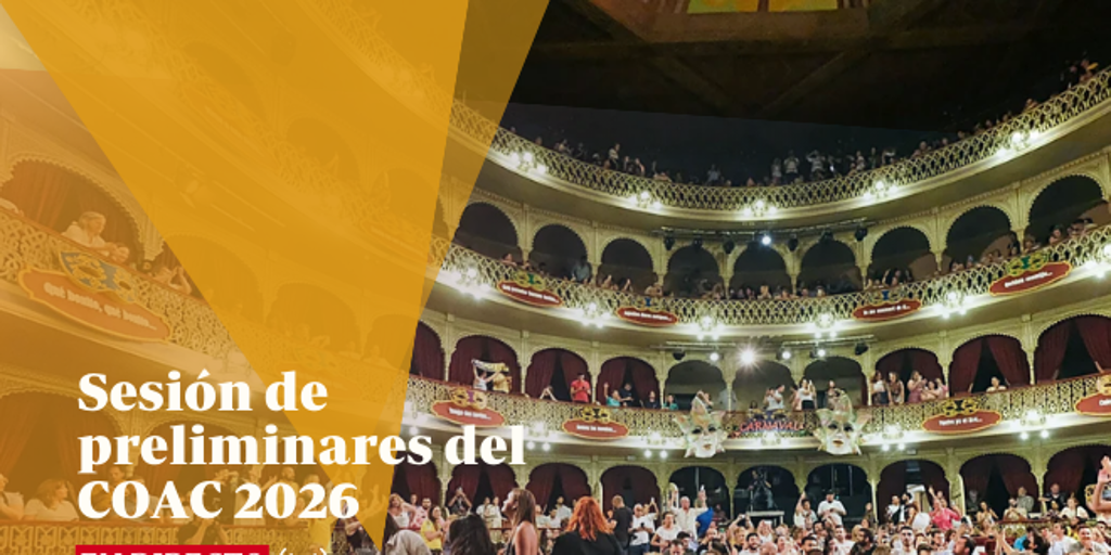 orden de actuaciones, reacciones y última hora del Concurso del Carnaval de Cádiz