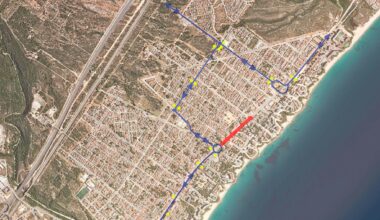 Cambios en la circulación y en las paradas de autobús en Miami Platja por las obras de la tercera fase de la Avinguda Barcelona