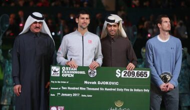 El otro reto de Djokovic para 2026: alcanzar los 200 millones en prize money. Foto: Gettyimages