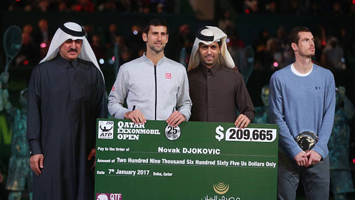 El otro reto de Djokovic para 2026: alcanzar los 200 millones en prize money. Foto: Gettyimages
