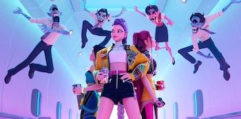 ‘Las guerreras K-pop’ se estrenó