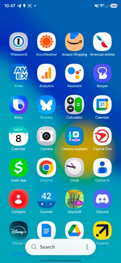Iconos en One UI 8.5