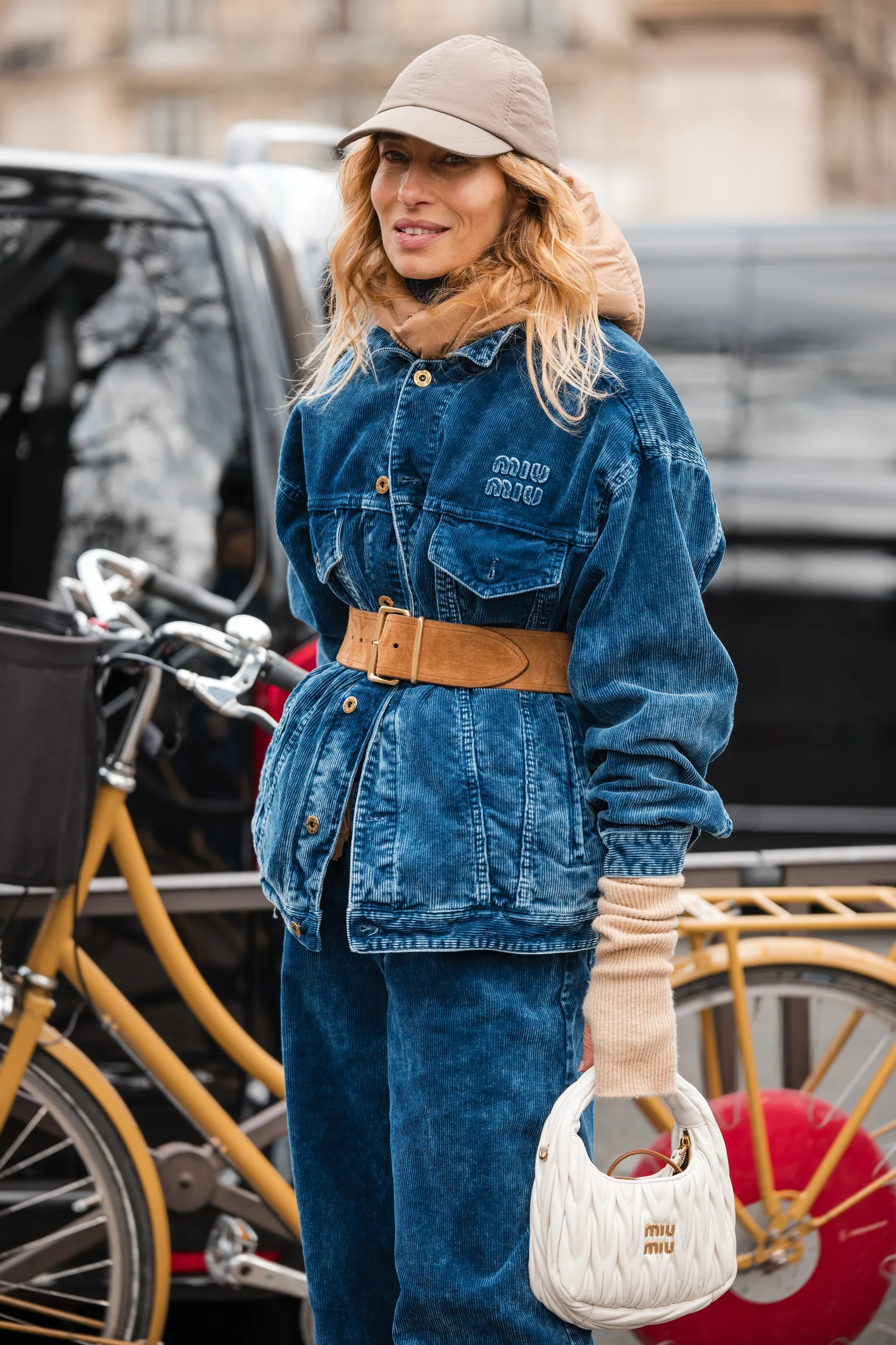 Street Style At Paris Fashion Week. Womenswear FallWinter 20242025.