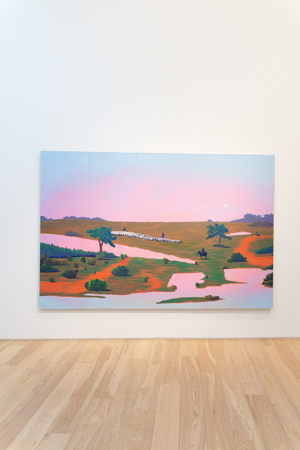 Paisaje de Ana Segovia, un homenaje al planismo uruguayo.