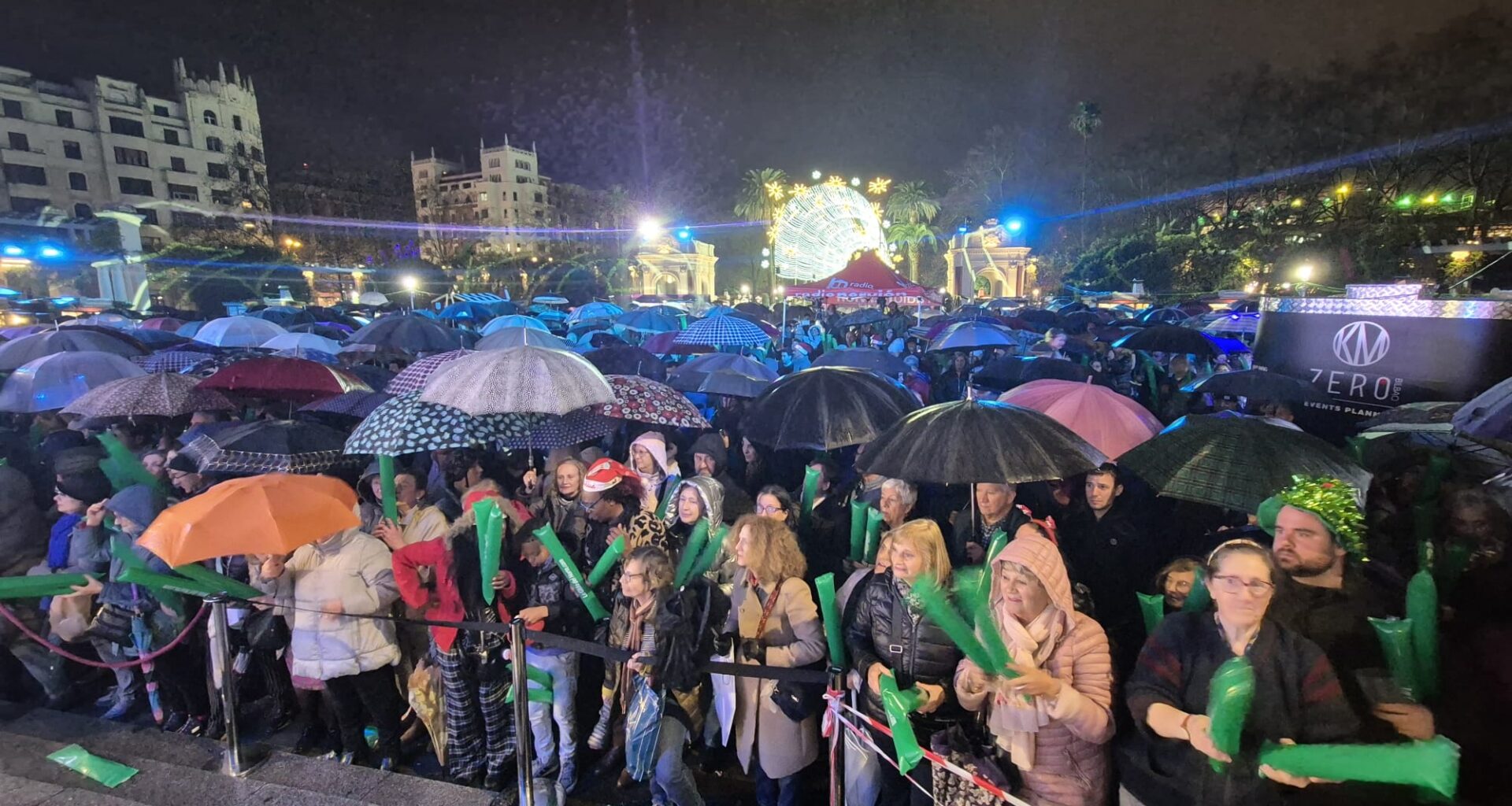 Bilbao despide el año por todo lo alto con las Campanadas de Radio Nervión y Telebilbao